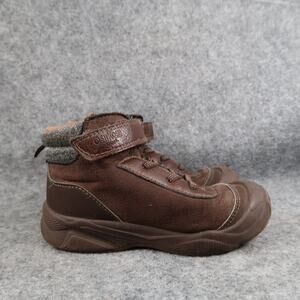 OshKosh B'Gosh Shoes Kids 9 Sneakers Boots Boys Toddler Easy On Strap Brown